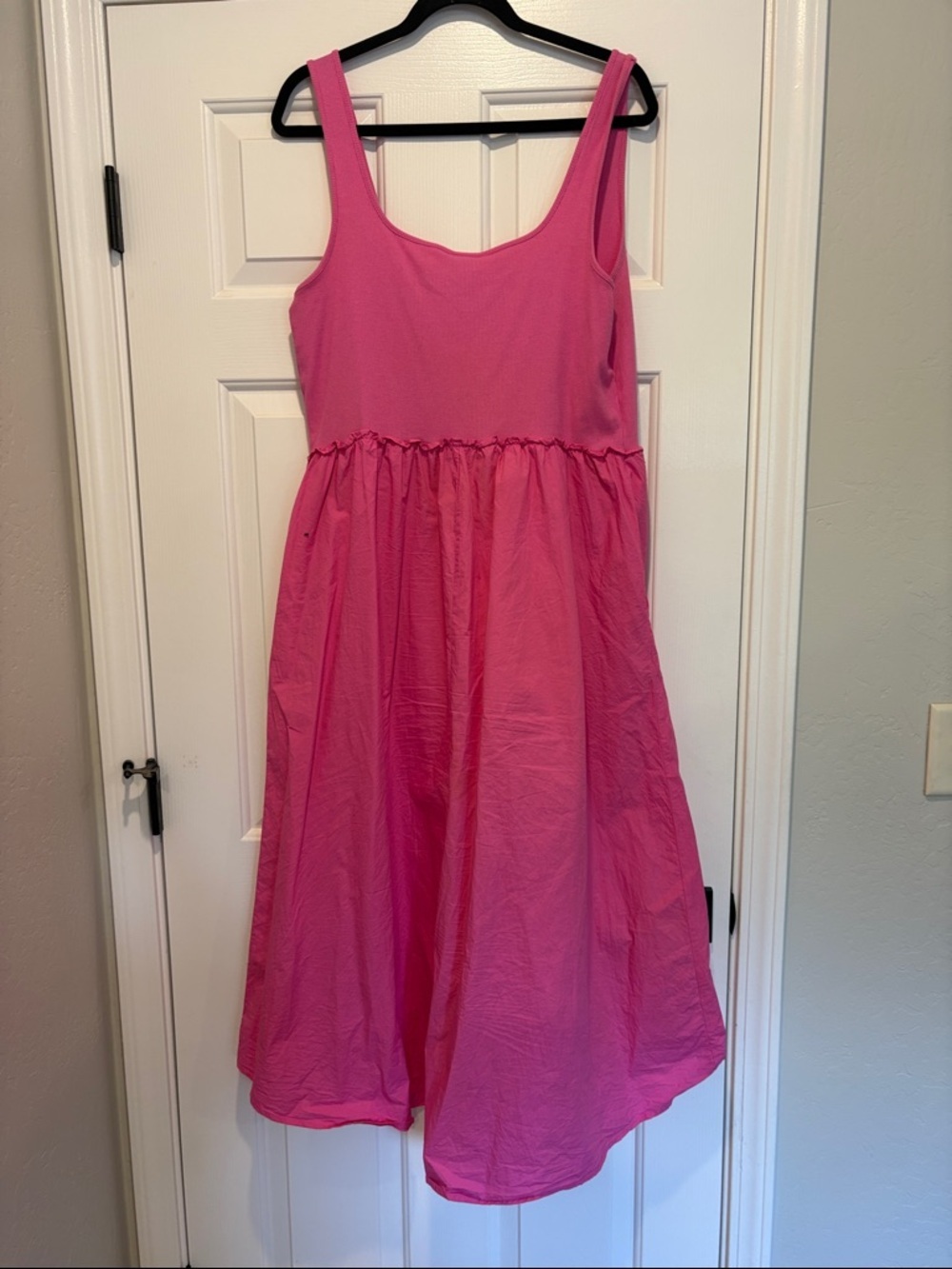 A New Day Bright Pink Sleeveless Summer Dress - Picture 4 of 6